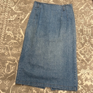 Vintage‎ 90’s Y2K Denim Midi Skirt